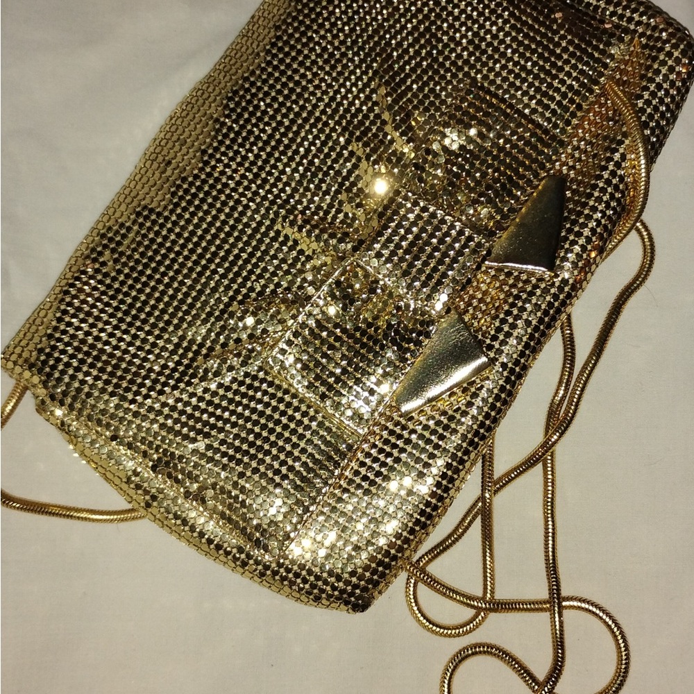 Gold Mesh Evening Bag